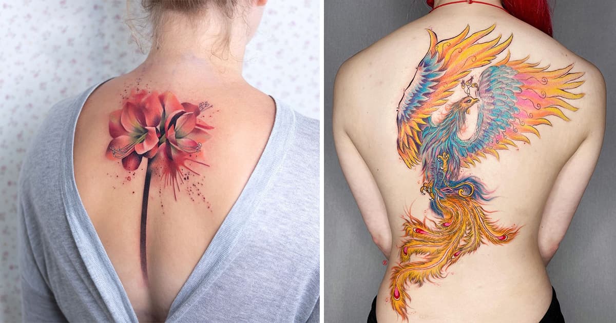 Los mejores tatuajes de espalda para mujeres