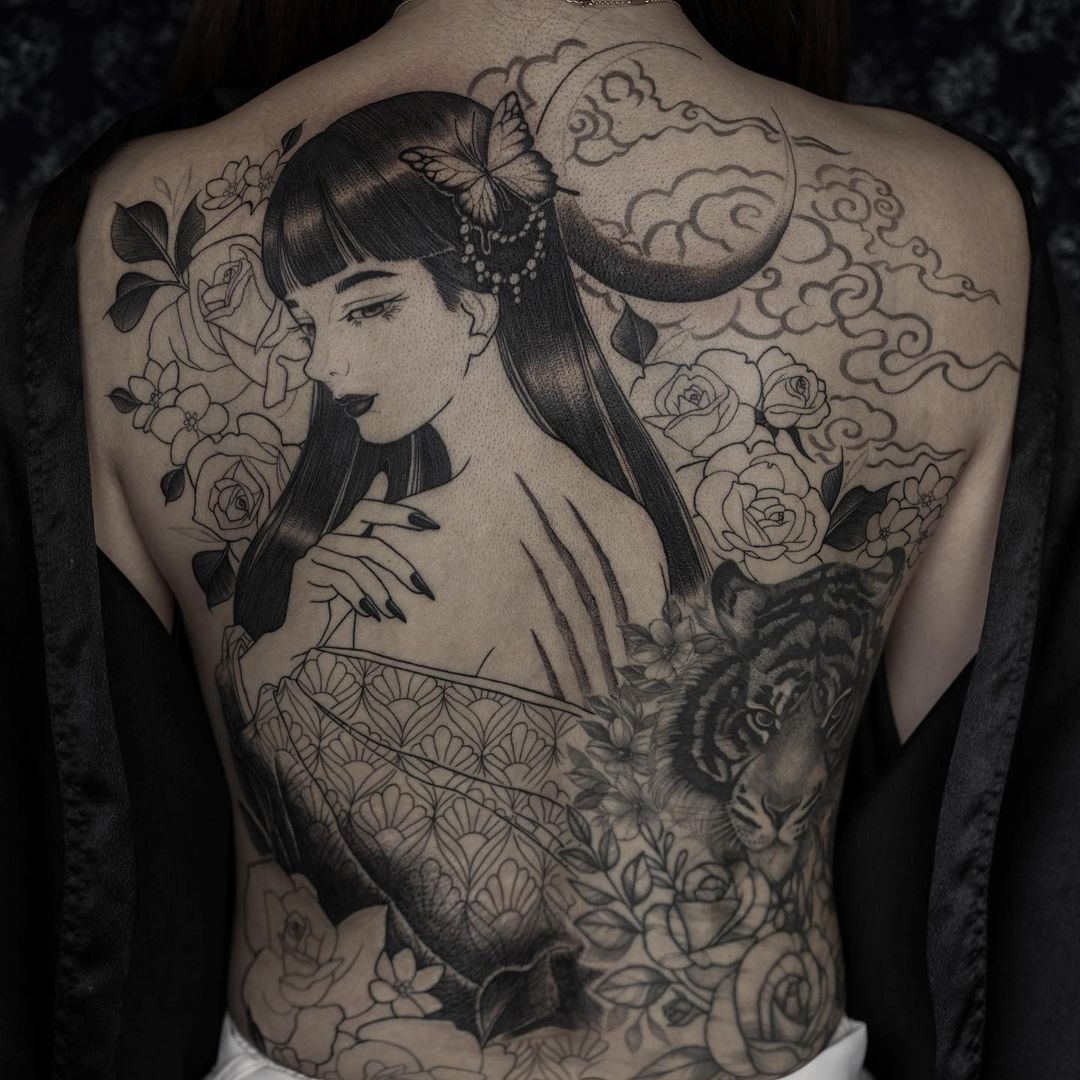 Japanischer Stil Tattoo