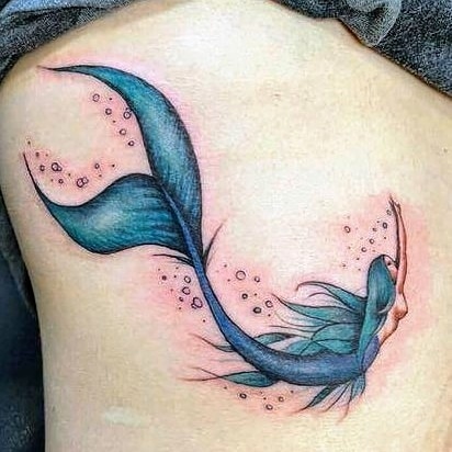 Tatuaje de la Sirenita
