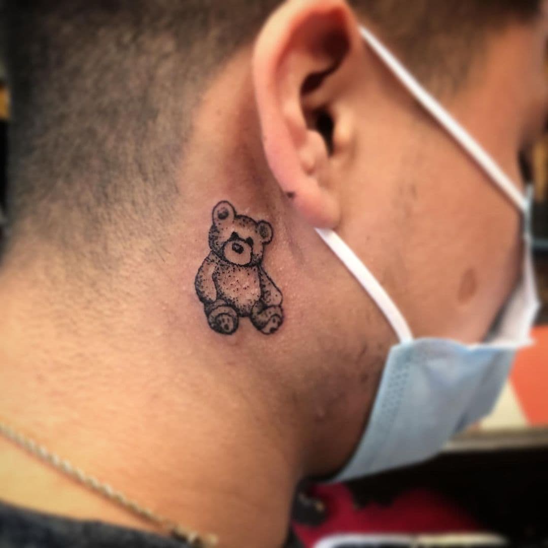 Bear behind the tattoo hero tattoo