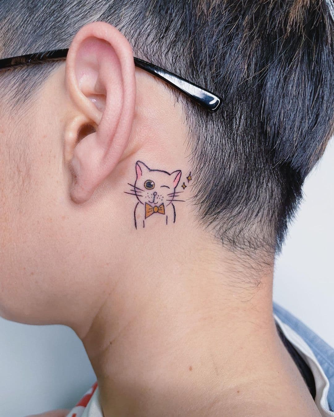 Cat behind the tattoo hero tattoo 1