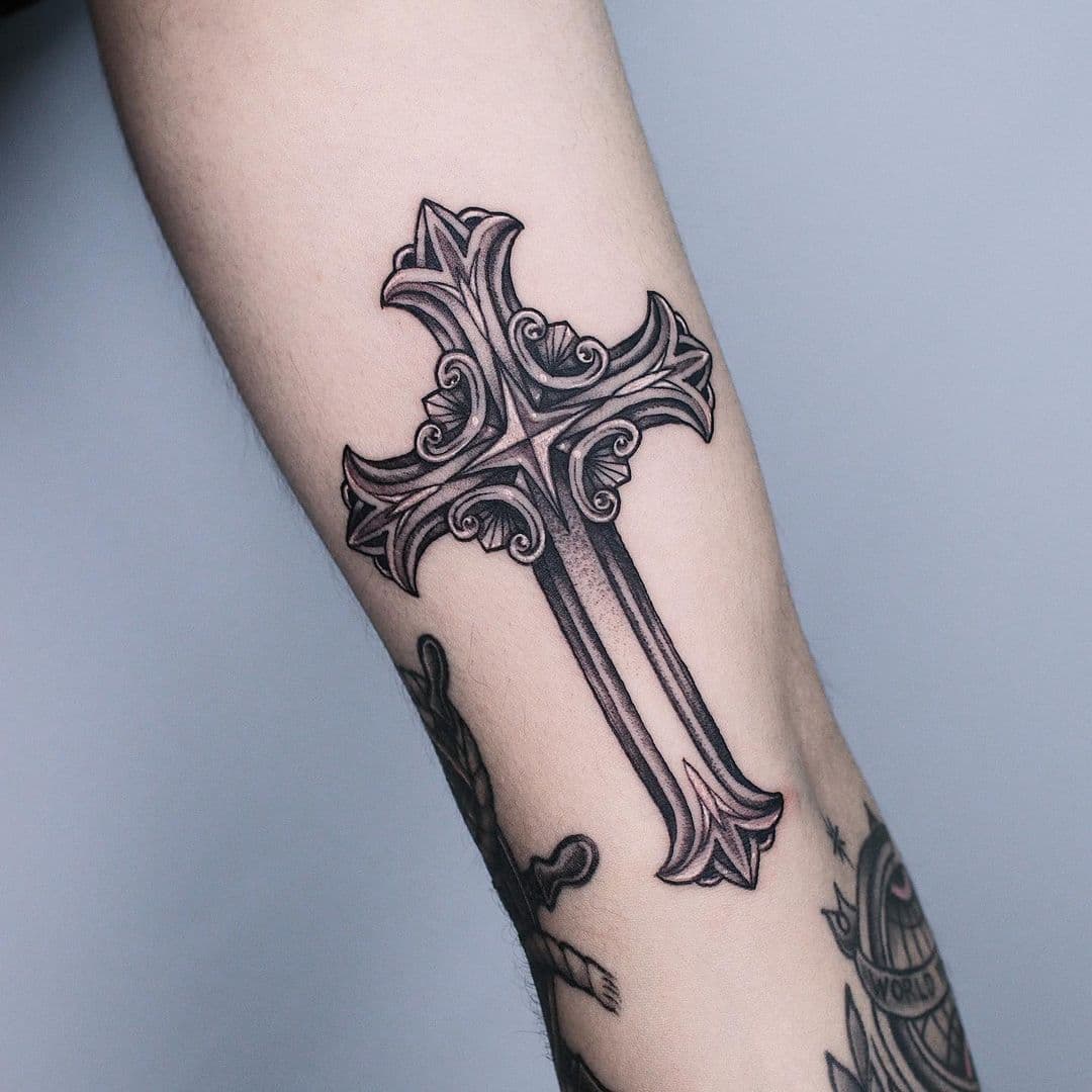 Cross Tattoo 26