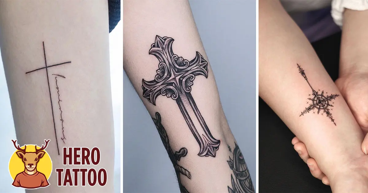 Diseños de tatuajes de cruces Fe y simbolismo