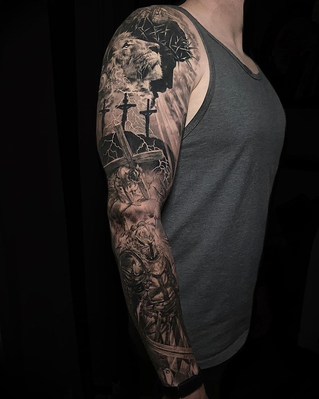 Kreuz Tattoos Held Tattoo Heilige Dreifaltigkeit 5