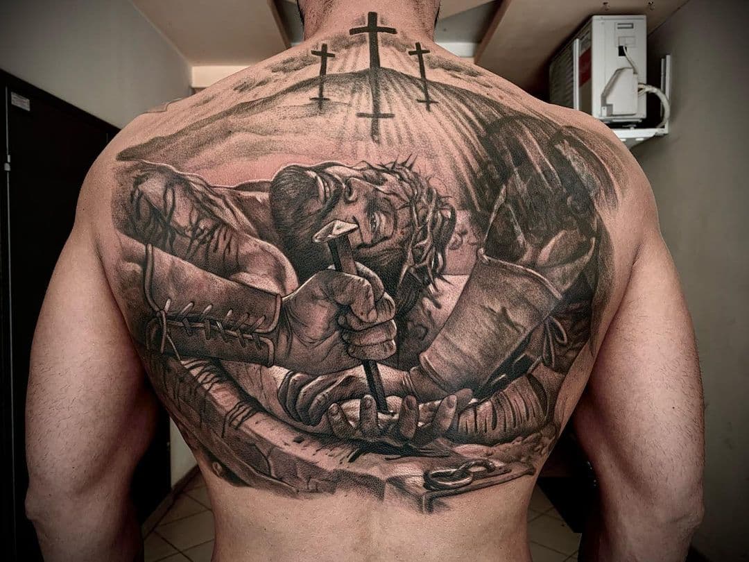 Cross Tattoos hero tattoo Holy Trinity 8