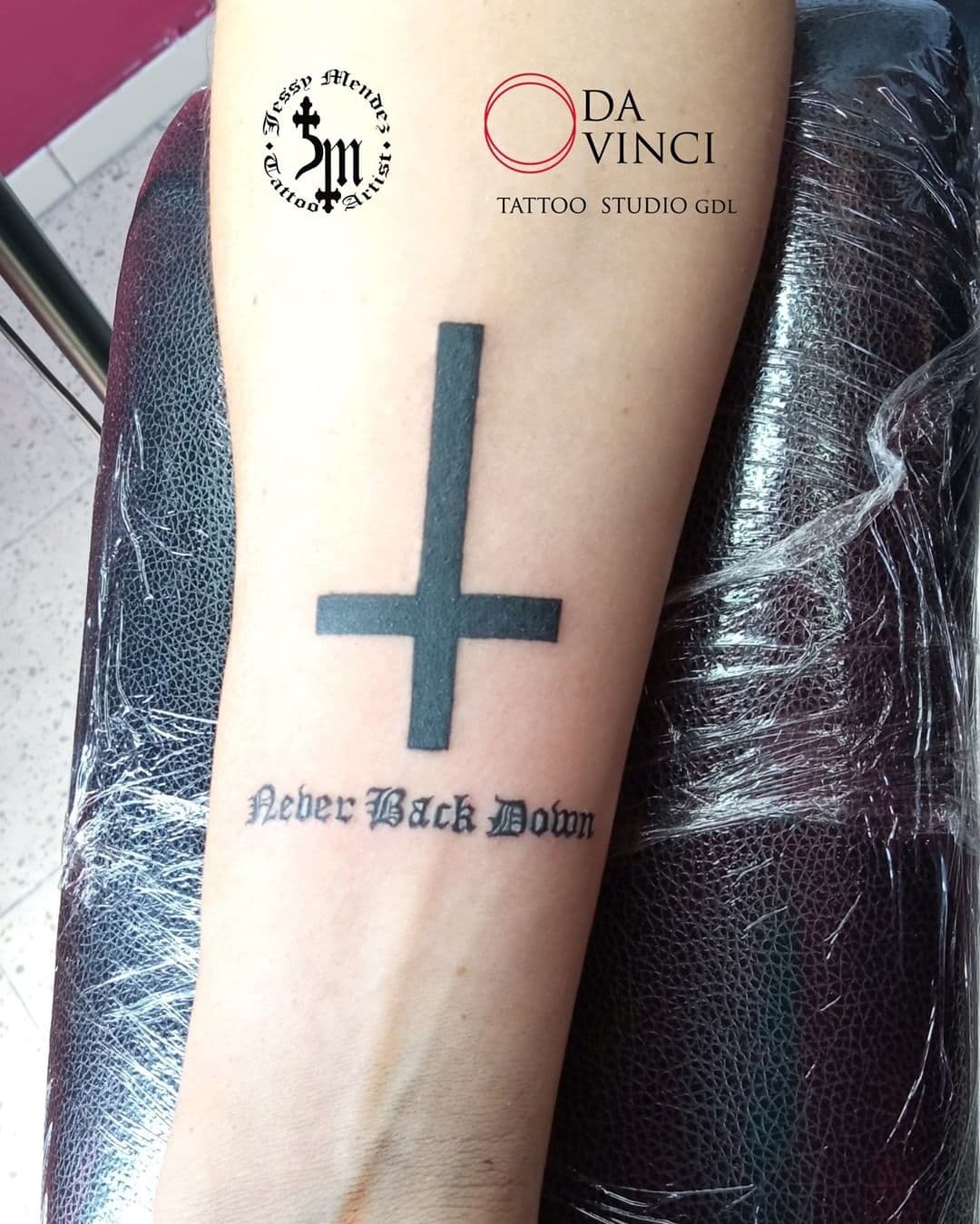 Cross Tattoos hero tattoo Upside Down 33
