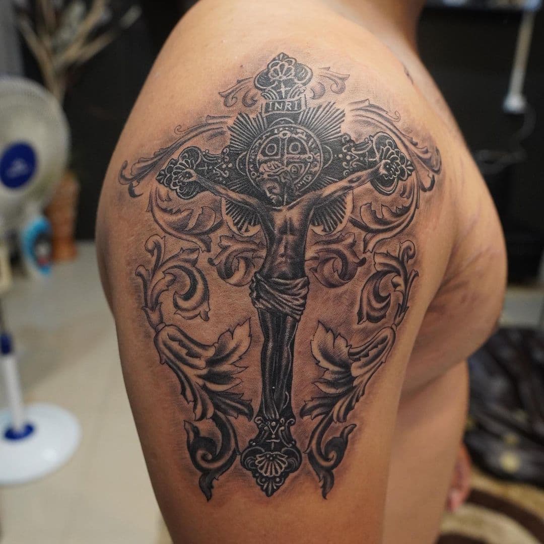 Cross Tattoos hero tattoo jesus cross 1