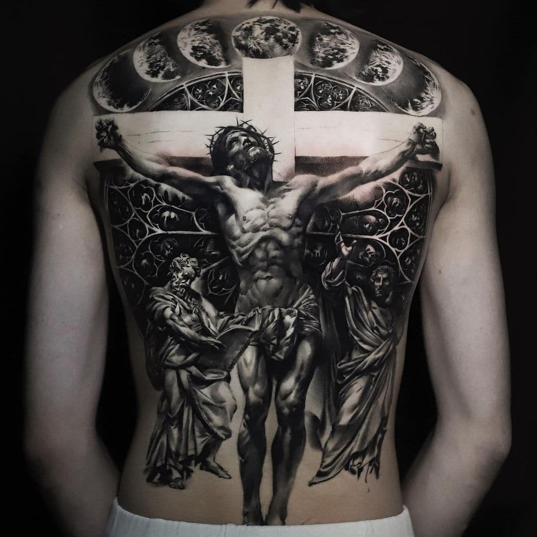 Cross Tattoos hero tattoo jesus cross 3