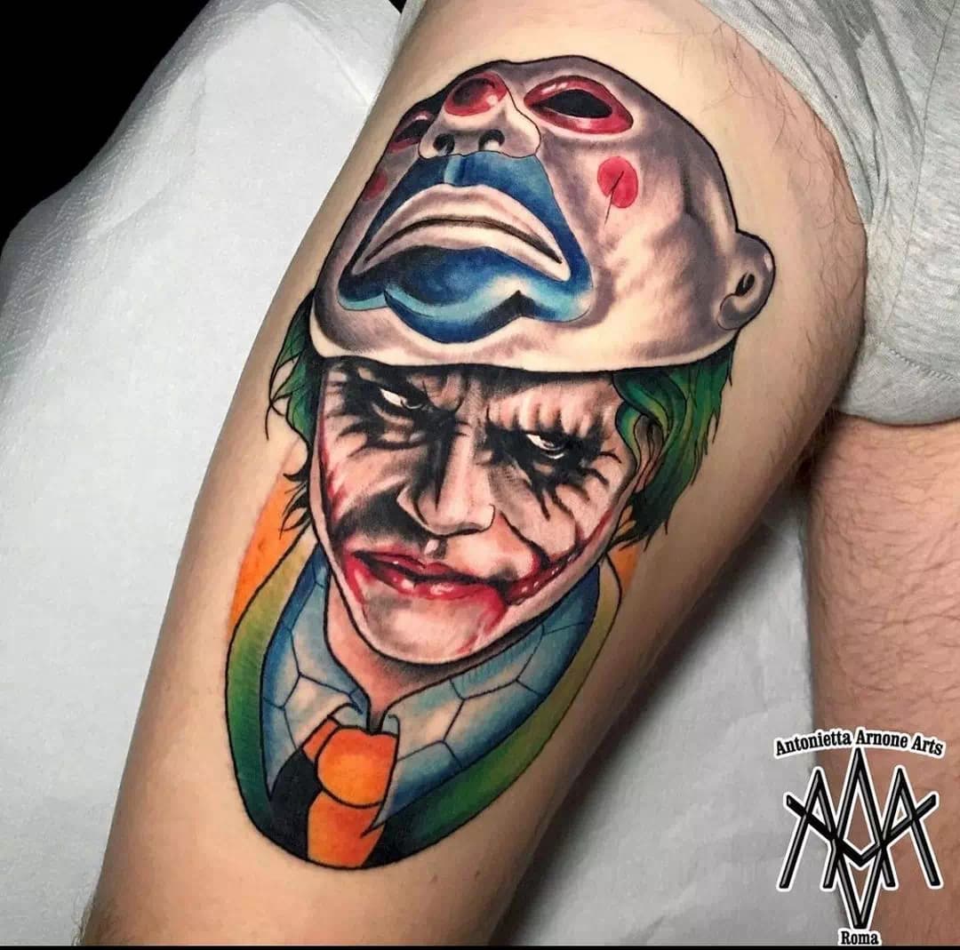 Tatuaje del Joker de Heath Ledger