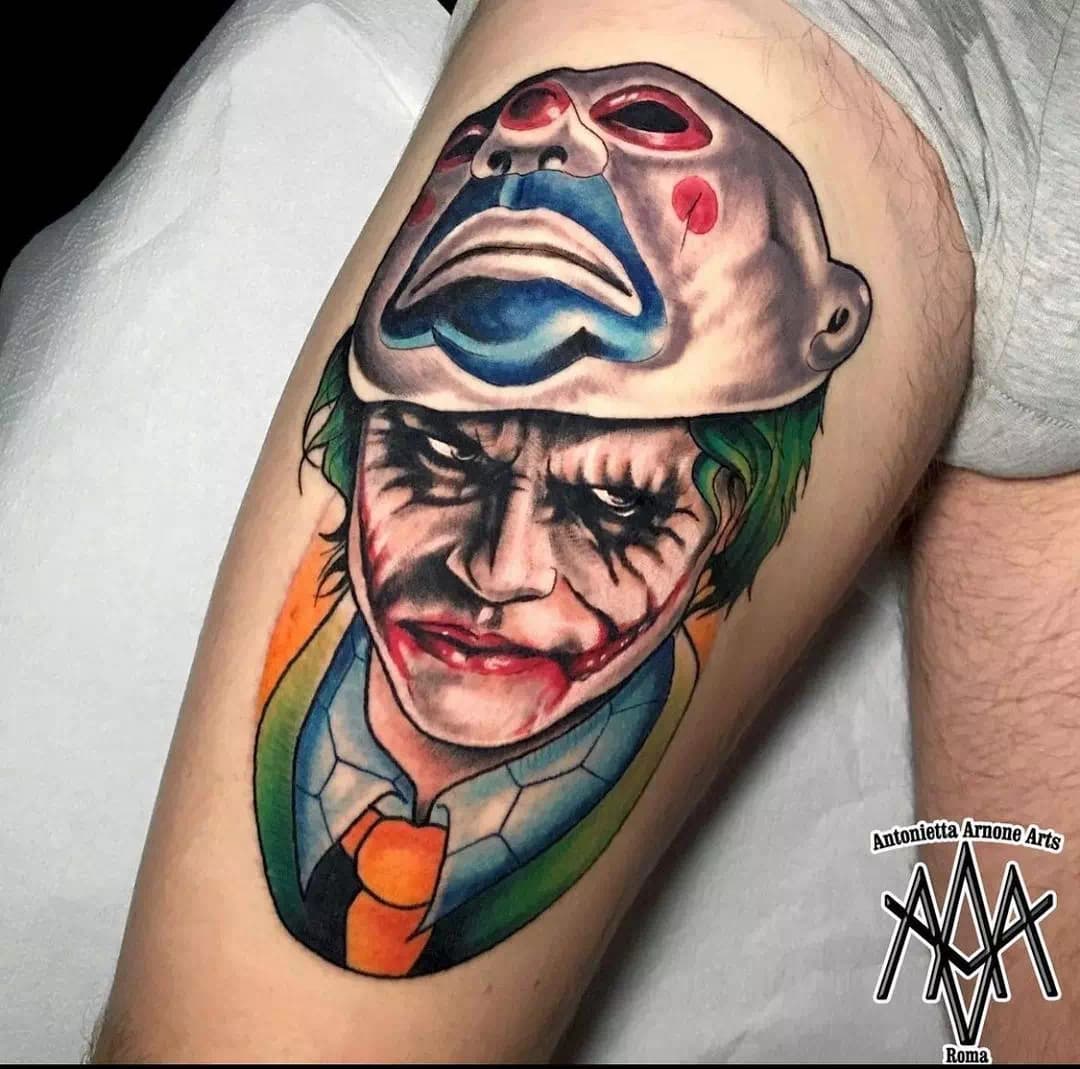 Heath Ledger Joker Tattoo