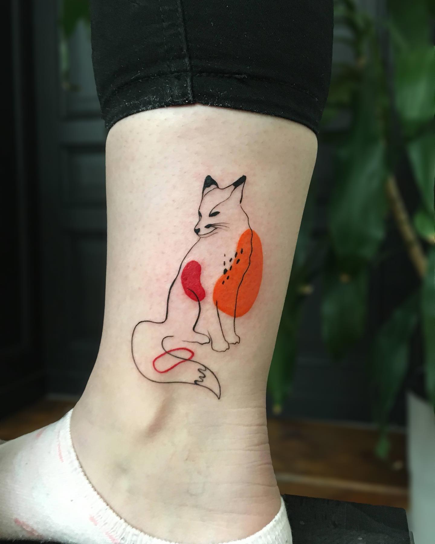 Japanese Fox Tattoo 1
