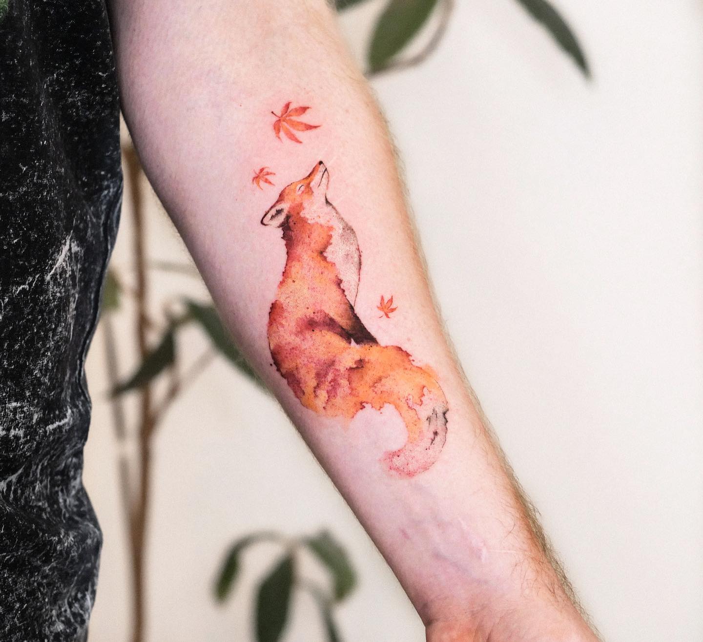 Naturalistic Fox Tattoo 2