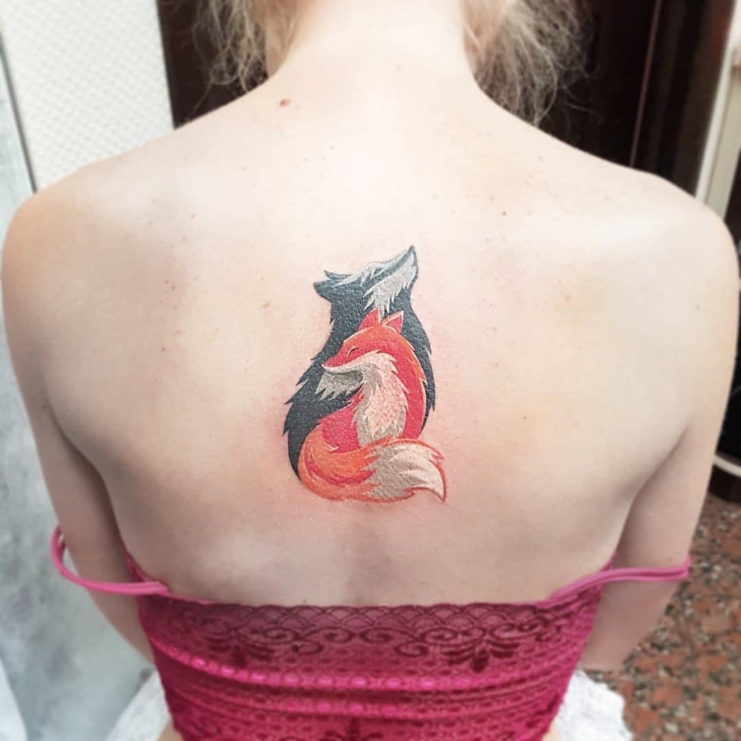 Naturalistic Fox Tattoo 7