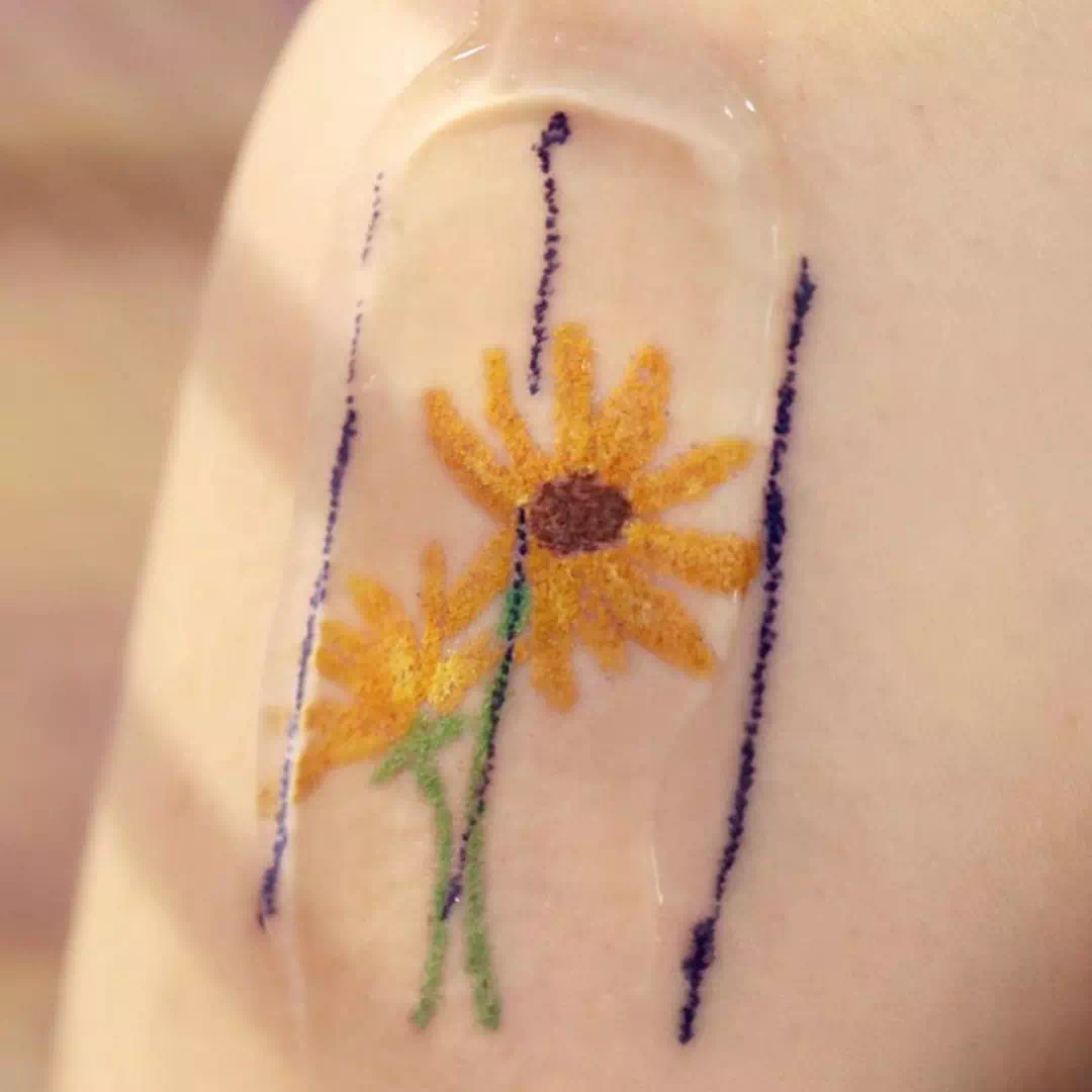 Sonnenblume Tattoo 14