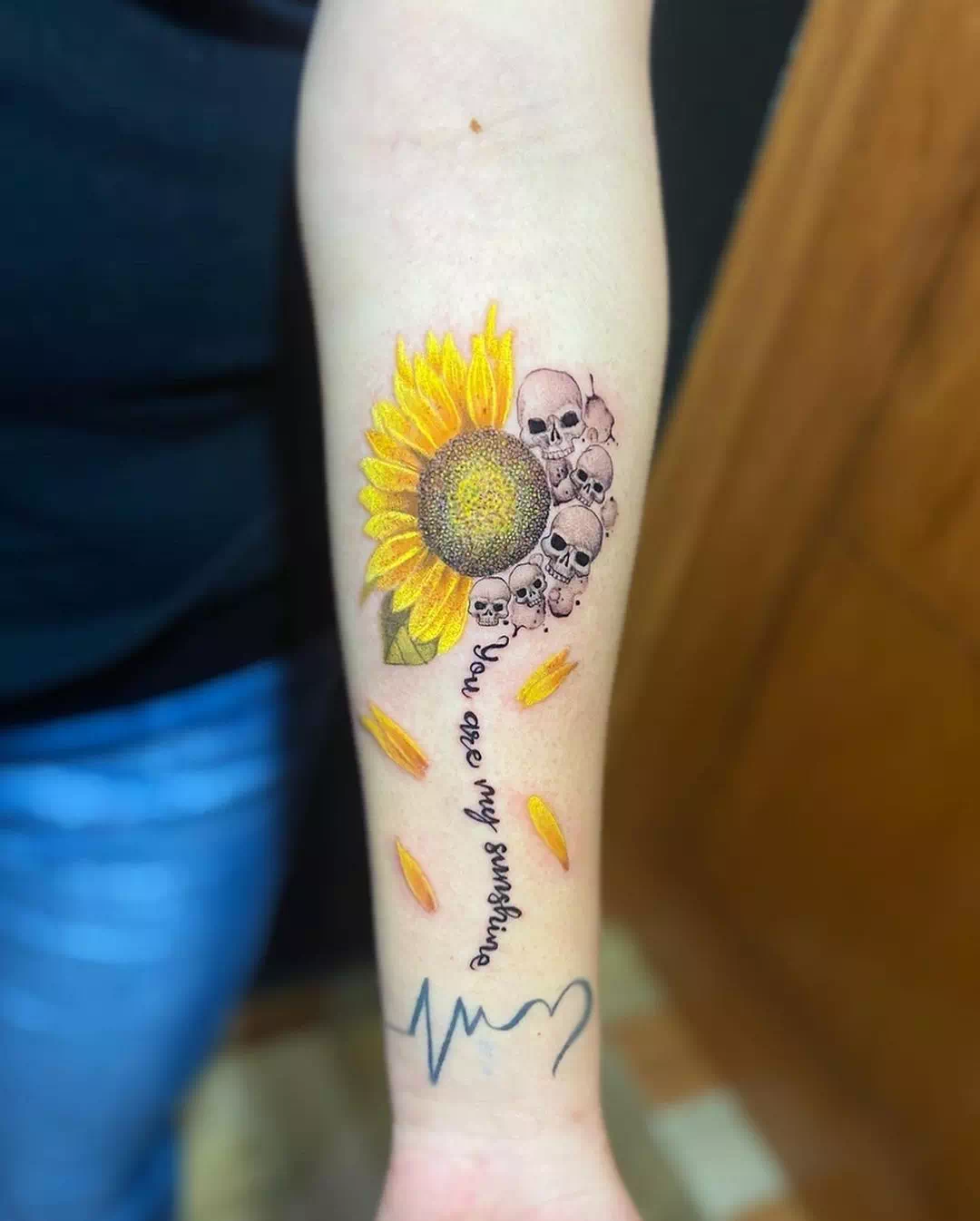 Sonnenblume Tattoo 17