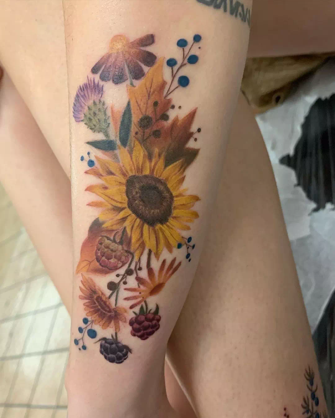 Sonnenblume Tattoo 25