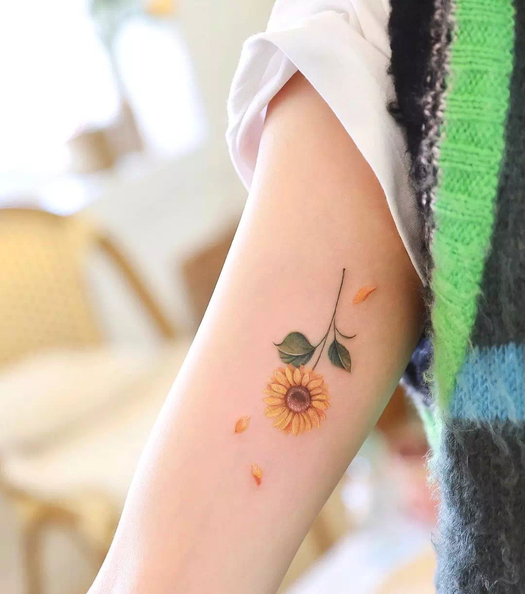 Sonnenblume Tattoo 33