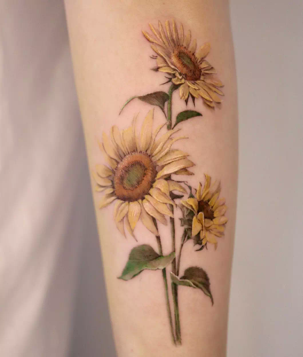 Sonnenblume Tattoo 35