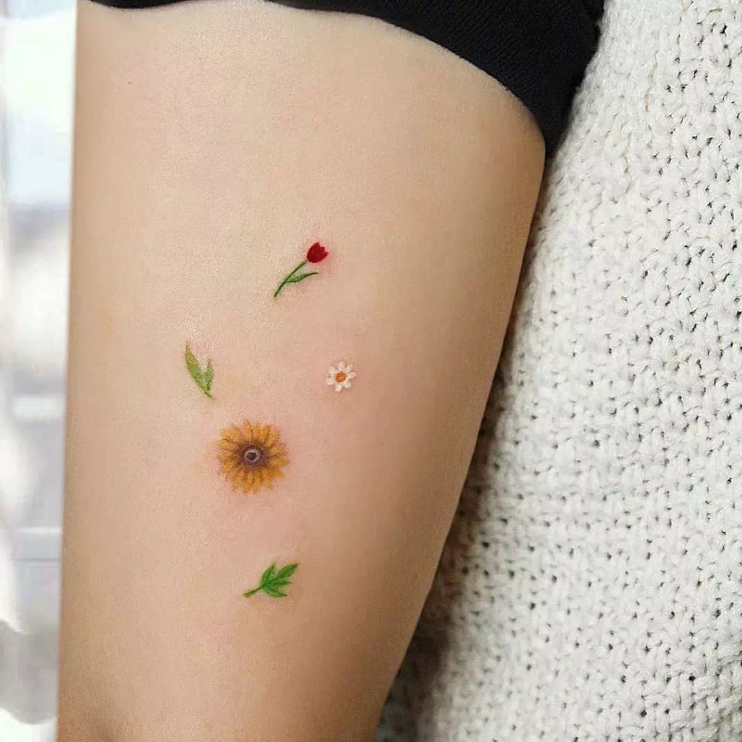 Sunflower Tattoo 40