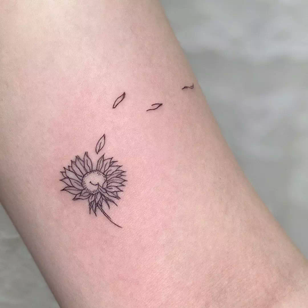 100+ Best Sunflower Tattoo Ideas That Will Make You Feel Alive (Meaning ...