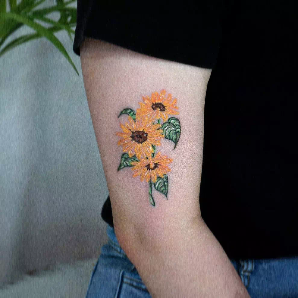 Sunflower Tattoo 45