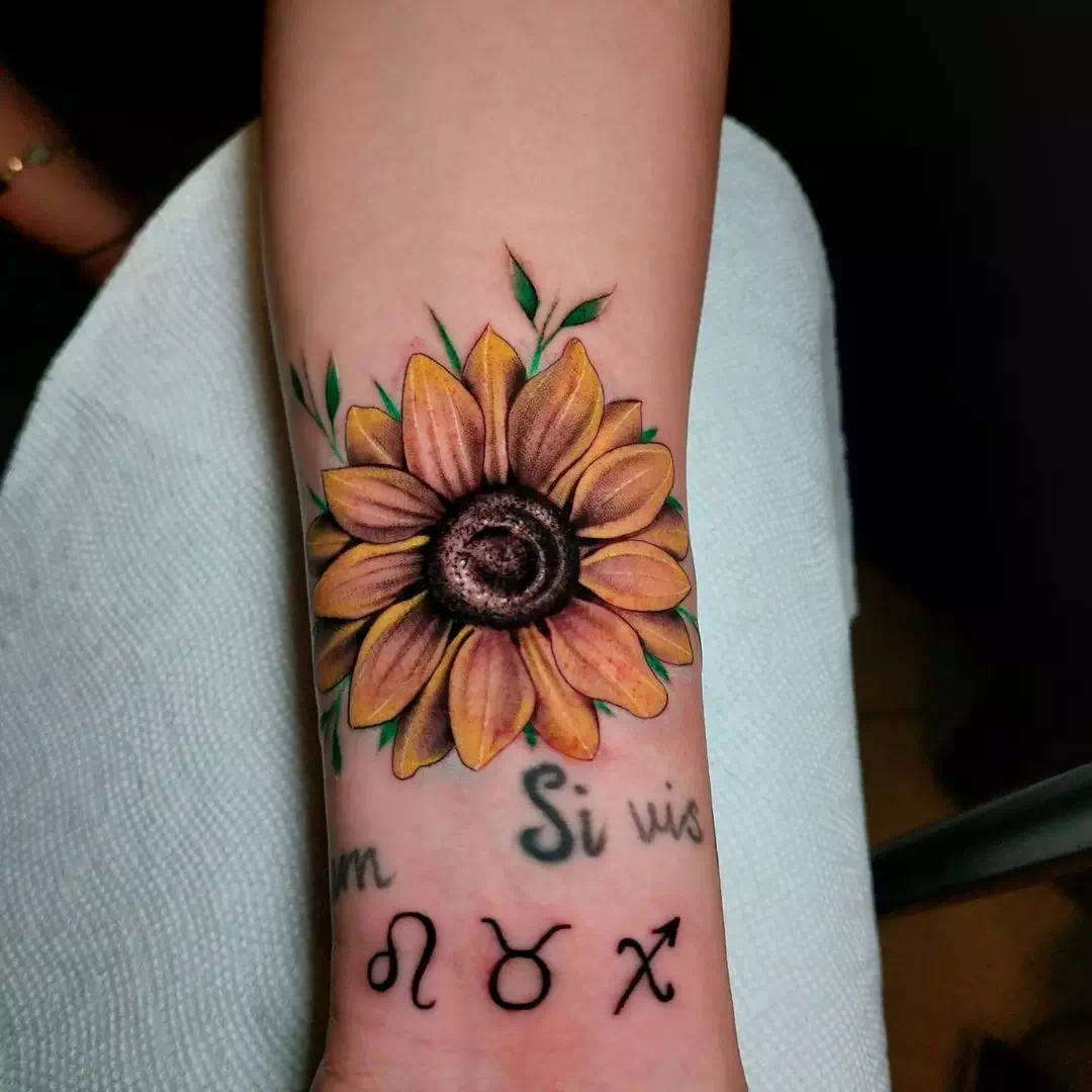Sunflower Tattoo 55