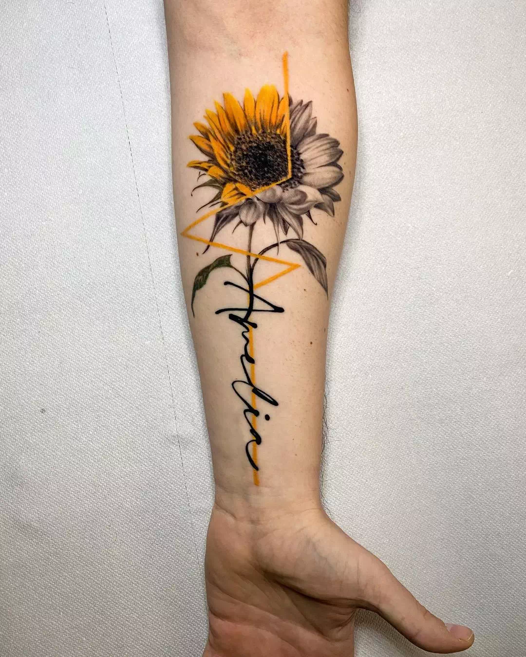 Sonnenblume Tattoo 7