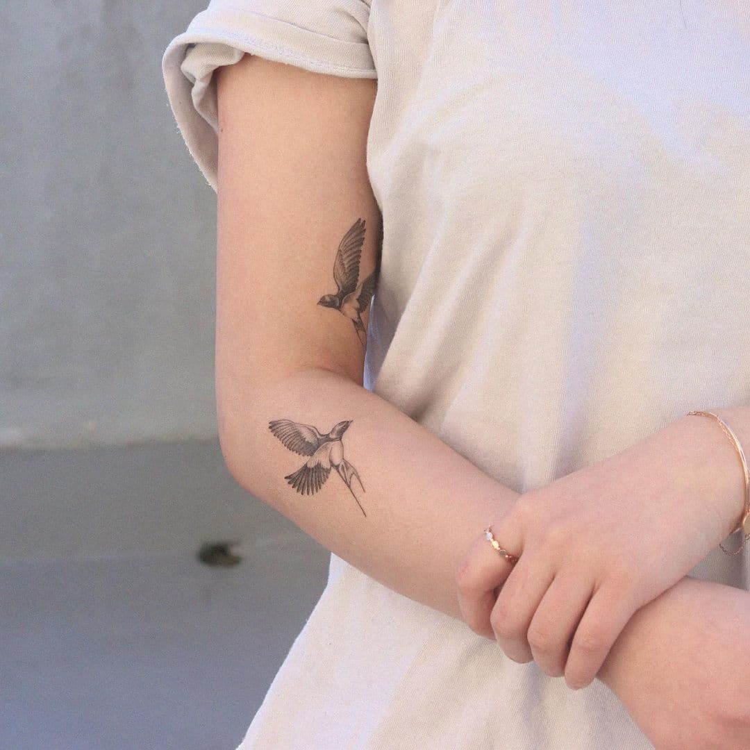Swallow Tattoo 1