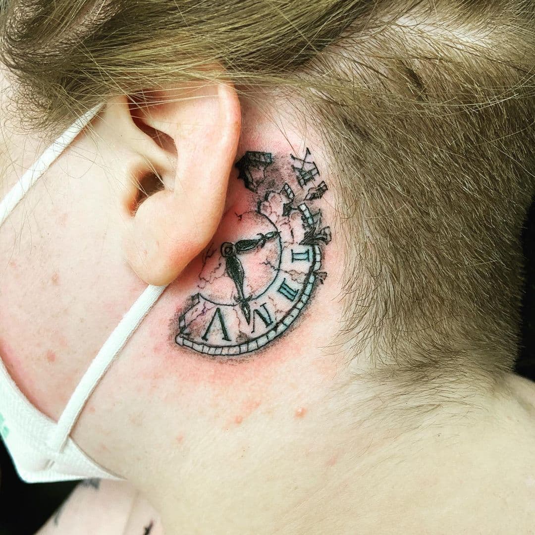 Time behind the tattoo hero tattoo