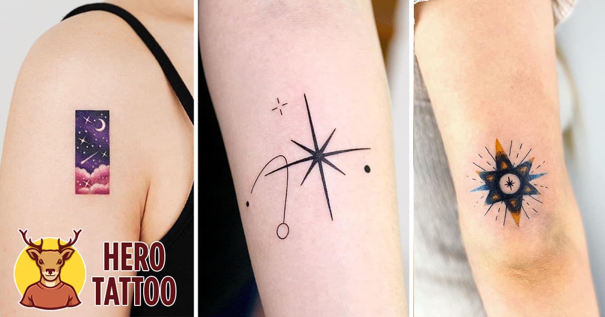 ideas de diseño de tatuajes de estrellas