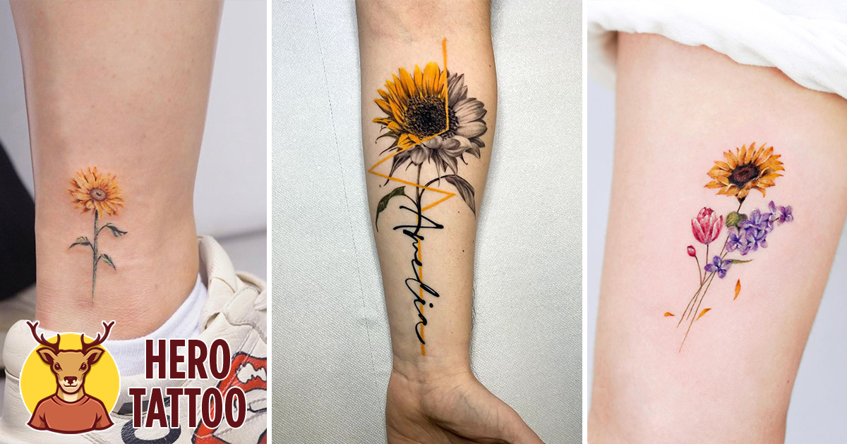 ideas de tatuajes de girasoles tatuajes de héroes
