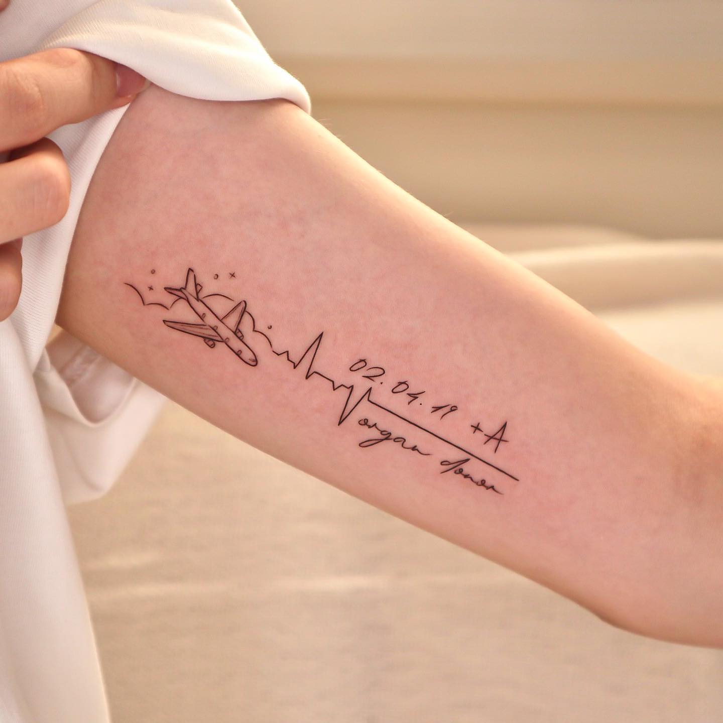 Tatuaje de un avión 16