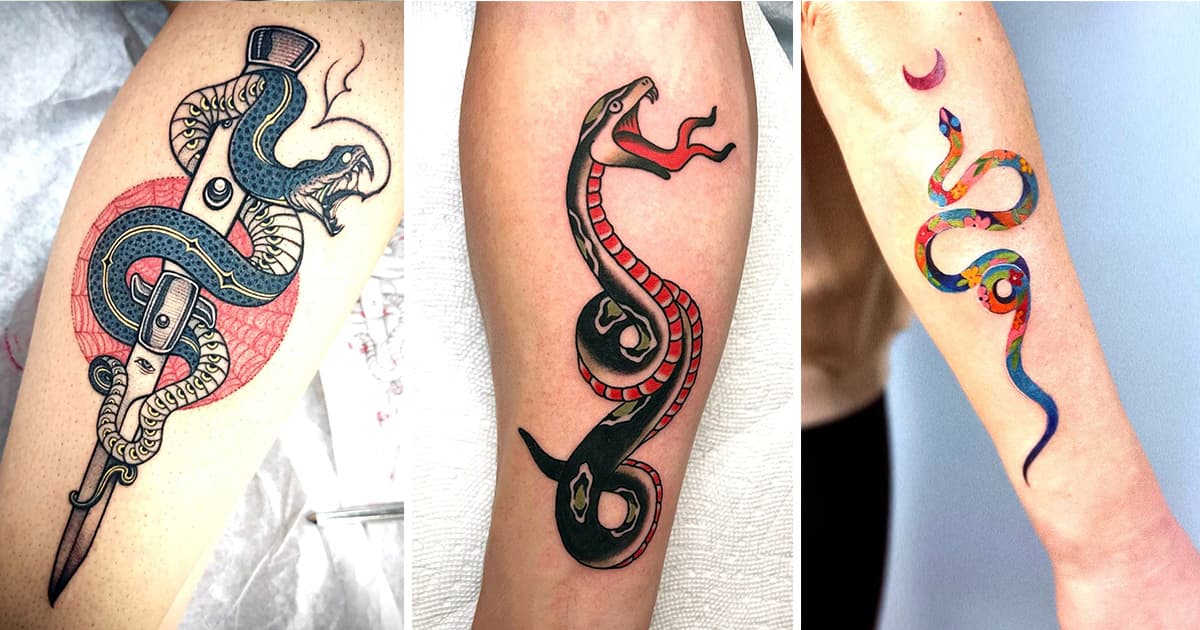 Los mejores diseños de tatuajes de serpientes