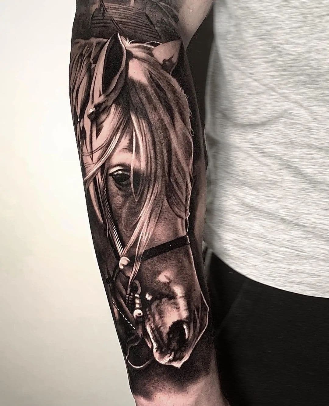 Ideas de tatuajes de caballos 13