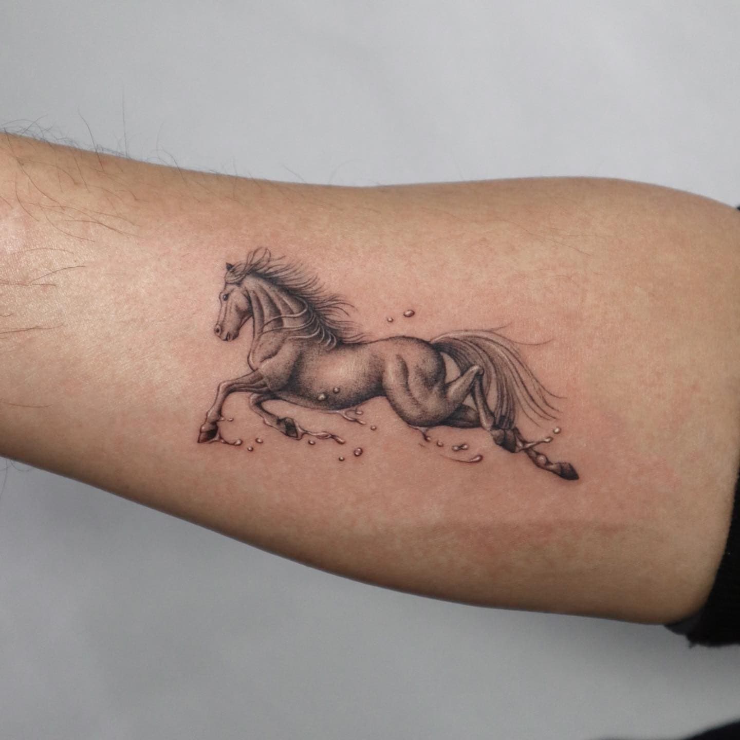 Galloping Horse Tattoo