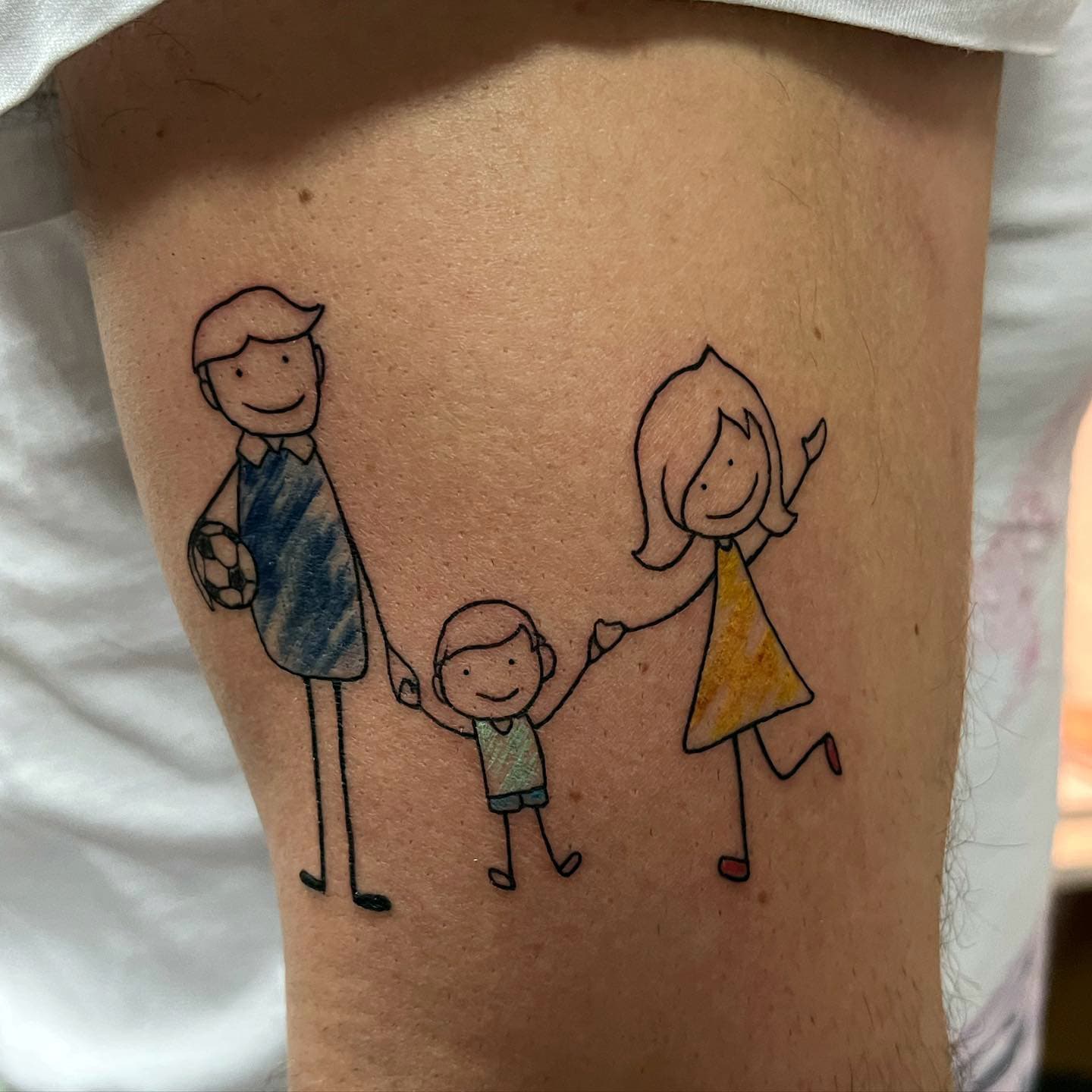 Small Cute Kids Family Tattoo