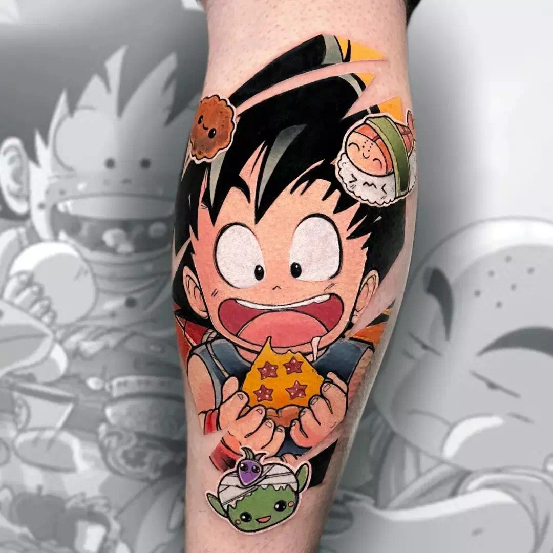 4 Star Dragon Ball Tattoo 1