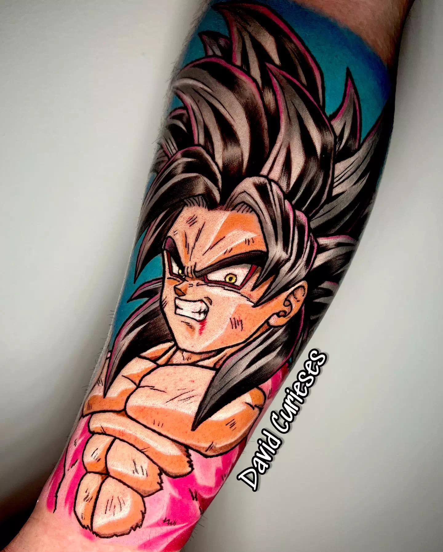 Dragon Ball Forearm Tattoo 1