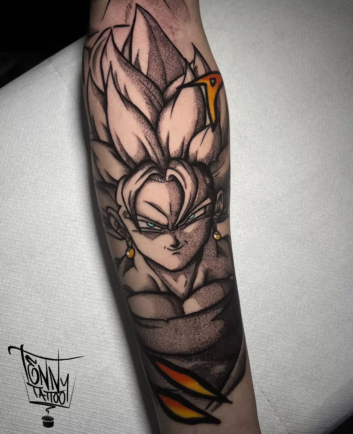 Dragon Ball Forearm Tattoo 3