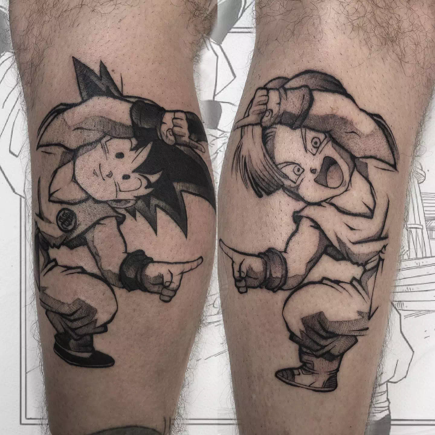 Dragon Ball Tattoo Black And White 2