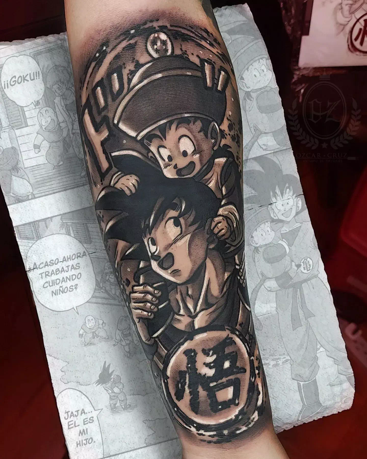 Dragon Ball Tattoo Black And White 3