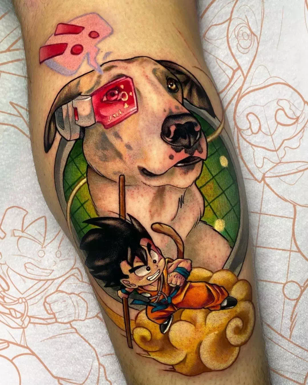 Dragon Ball Tattoo Sleeve 3