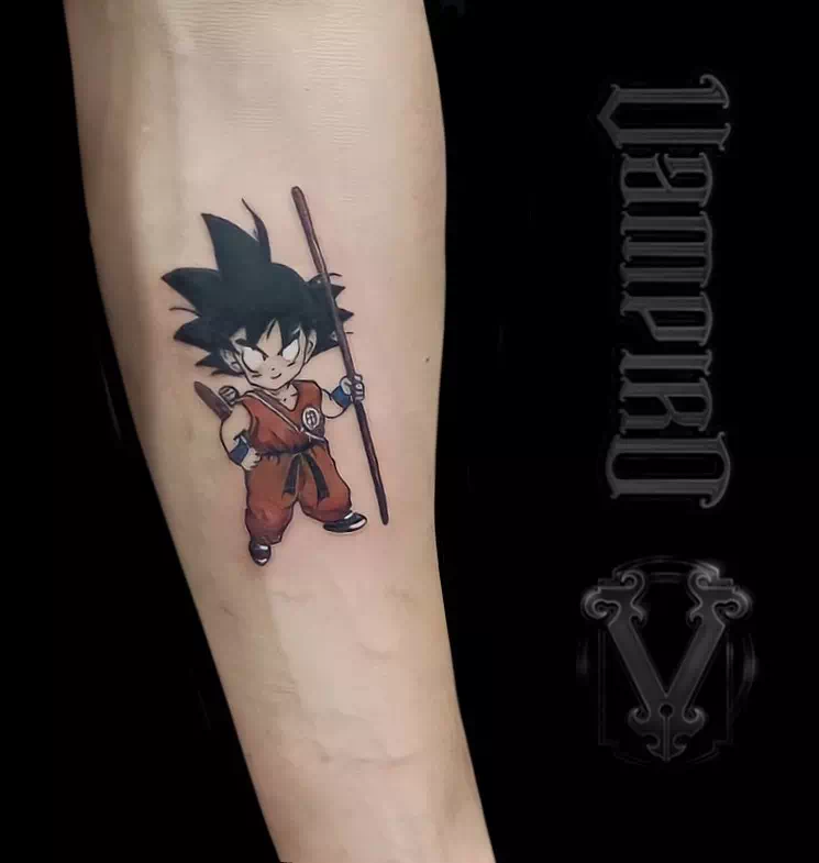 Dragon Ball Z Small Tattoo 1
