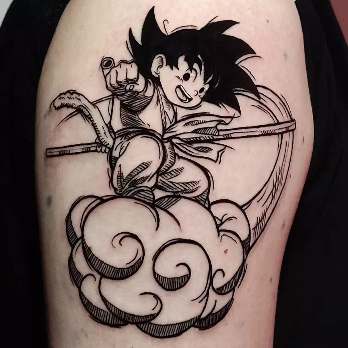 Dragon Balls Young Goku Tattoo 1