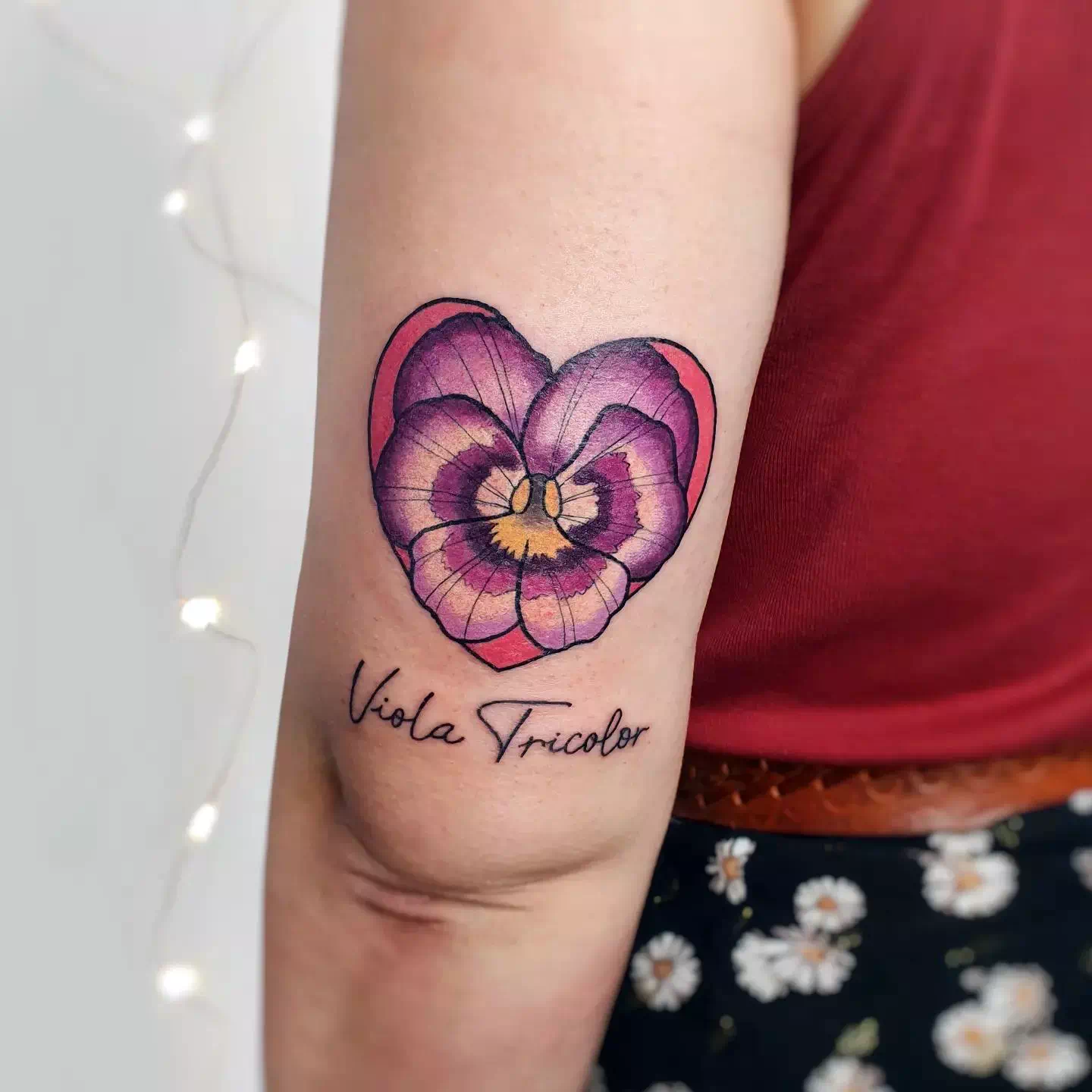Floral Heart Tattoo 1