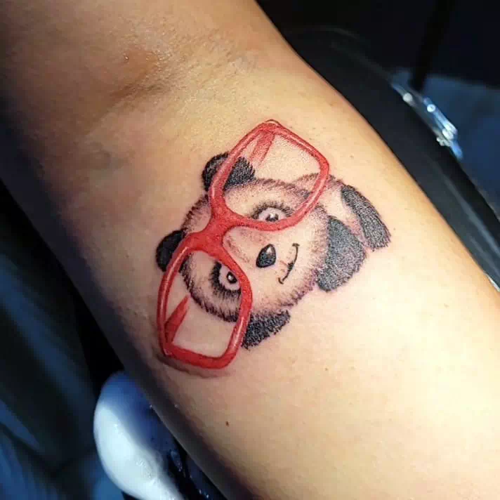 Panda Tattoo Hand Forearm Design