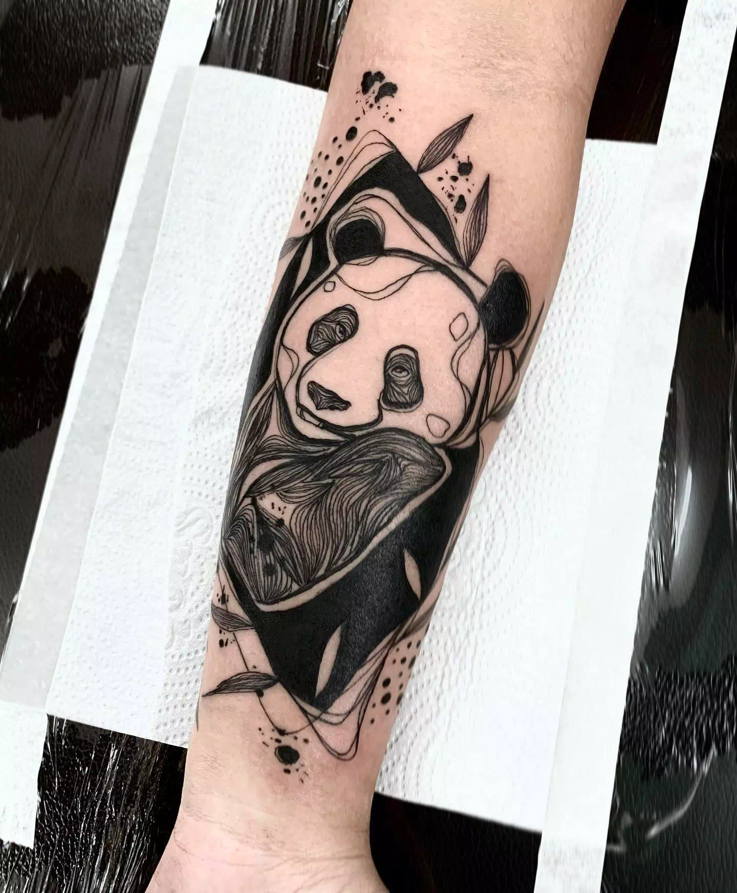 Panda tattoo ideas 10