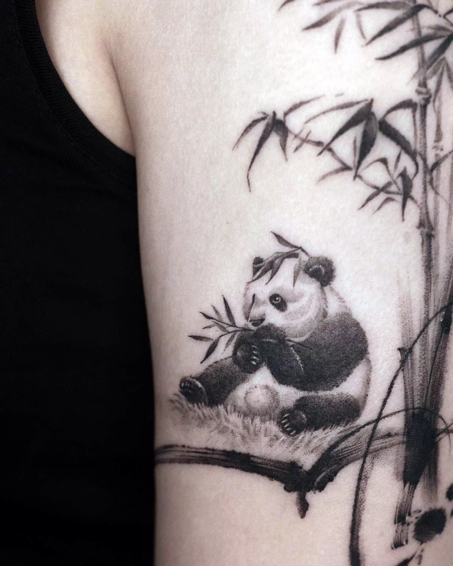 Panda tattoo ideas 18