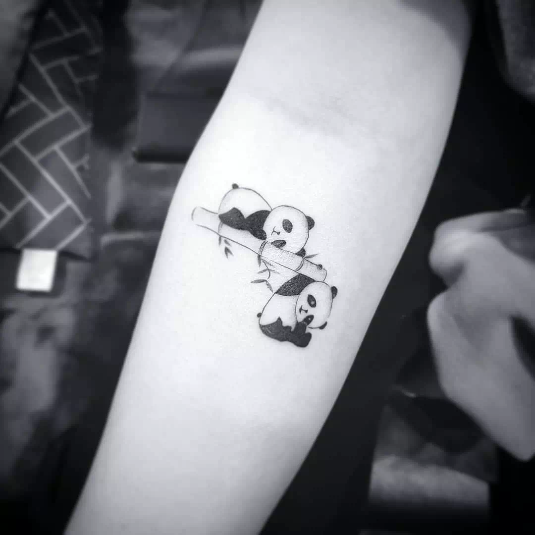 Panda tattoo ideas 20