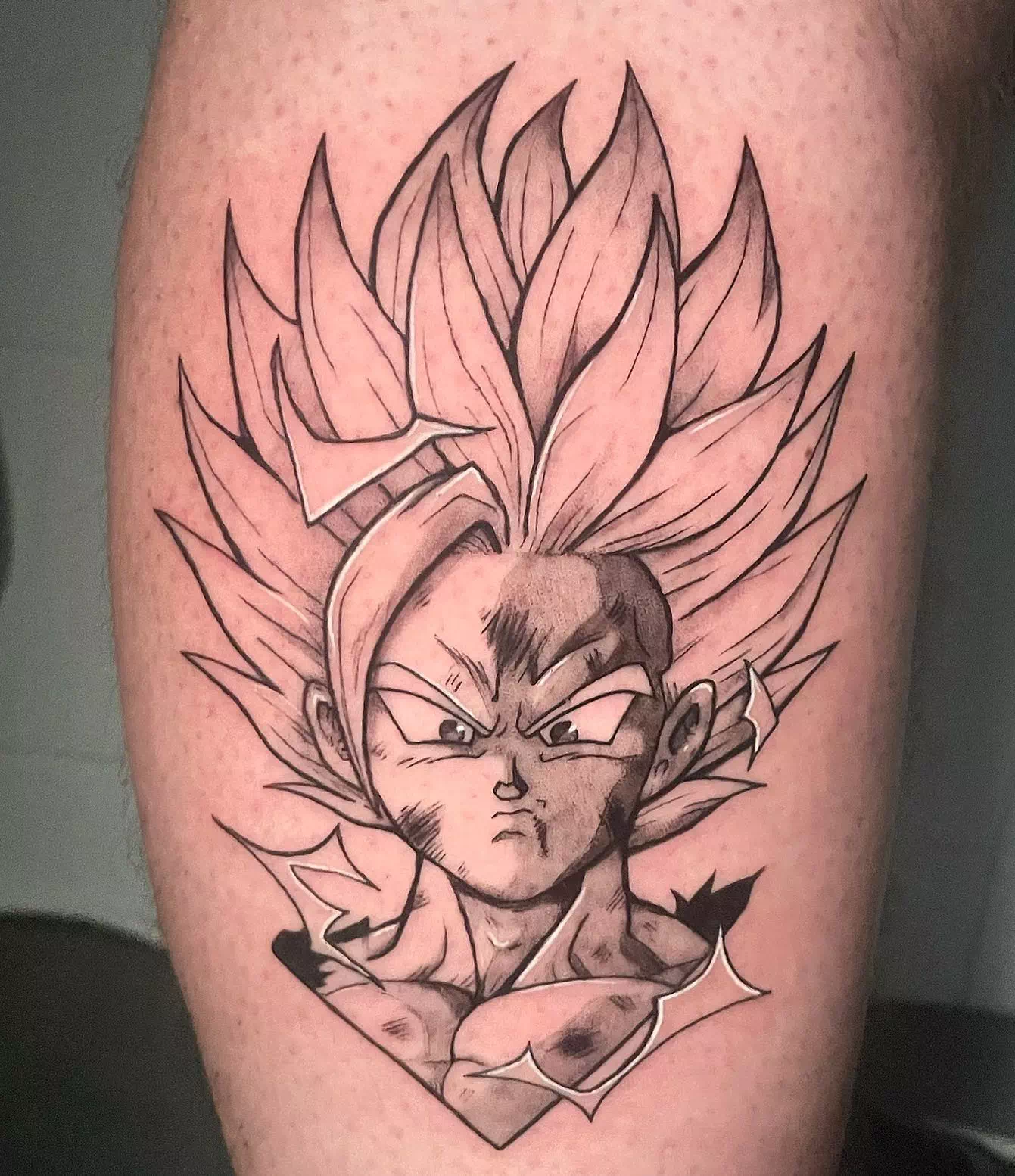 Vegeta (Dragon Ball) Tattoo Design